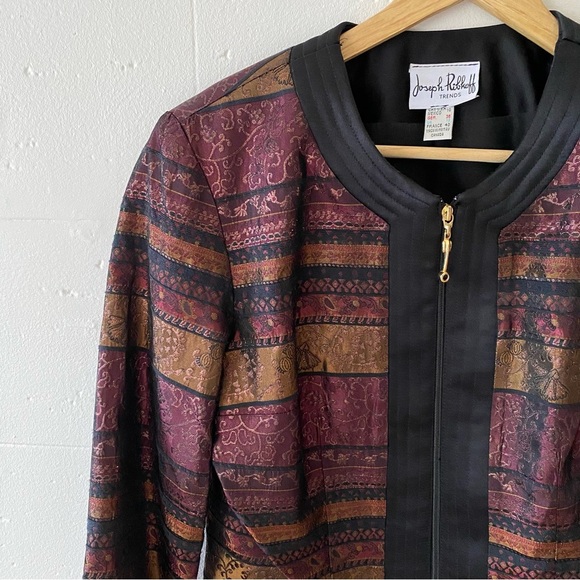 Joseph Ribkoff Metalic Detail Jacket - Picture 2 of 11